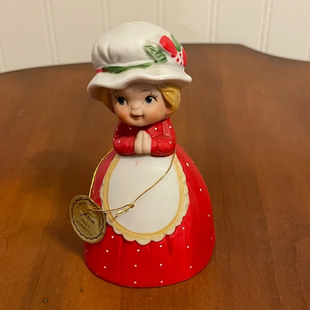 Polly Poinsettia Christmas bell‎